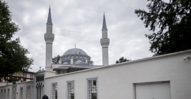 A man enters a mosque run by the DİTİB, Berlin, Germany, June 29, 2023. (AP Photo)