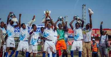 Athletes attending the Second Maarif Sports Games in Mali celebrate, in this photo released on Feb. 18, 2025. (Handout)