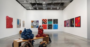 Artwork by Ömer Uluç displayed at Istanbul Modern, Istanbul, Türkiye, Feb. 7, 2025. (Courtesy of Istanbul Modern)