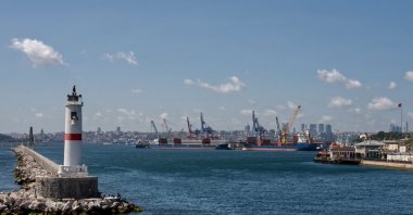 A view of the Haydarpaşa Port, Istanbul, Türkiye, Aug. 9, 2022. (Reuters Photo)