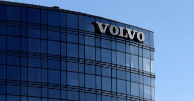 A Volvo logo is pictured in Brussels, Belgium, March 4, 2024. (Reuters Photo)