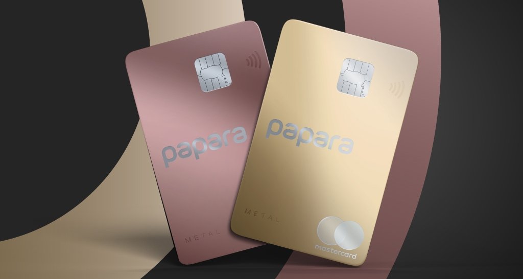 Cards bearing the logo of fintech firm Papara are seen in this undated photo. (Courtesy of Papara)