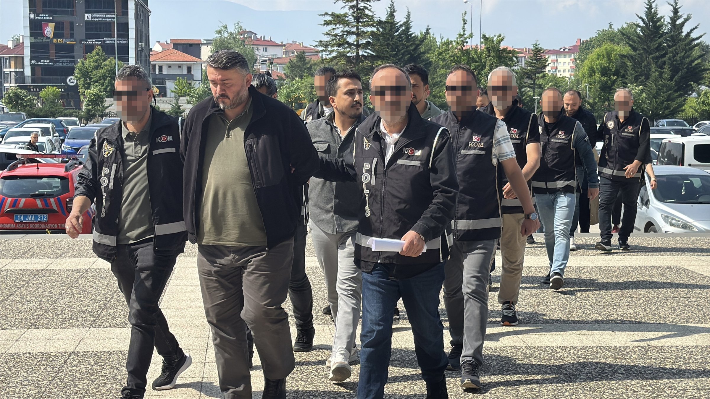 Police detain six suspects over links to the Gülenist Terror Group (FETÖ) in western Bolu province, Türkiye, May 29, 2025. (AA Photo)