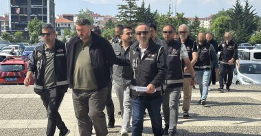 Police detain six suspects over links to the Gülenist Terror Group (FETÖ) in western Bolu province, Türkiye, May 29, 2025. (AA Photo)