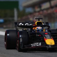 Red Bull&#039;s Dutch driver Max Verstappen competes during the Spanish Formula One Grand Prix at the Circuit de Catalunya in Montmelo, Barcelona, Spain, June 1, 2025. (AA Photo)