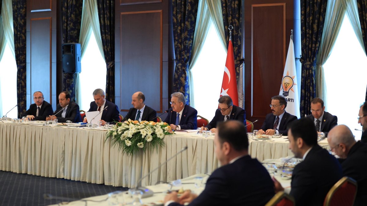 The fourth of the constitutional workshops is organized by the Justice and Development Party&#039;s (AK Party) Political and Legal Affairs Directorate, Ankara, Türkiye, May 23, 2025. (DHA Photo)